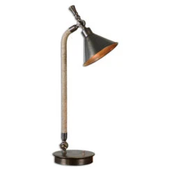 Duvall Oxidized Bronze One-Light Task Lamp