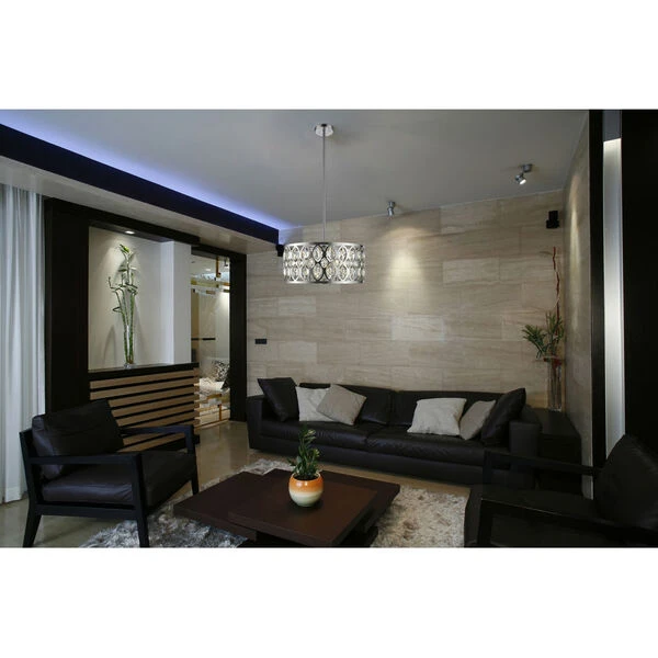 Z-LIte Dealey Chrome Five-Light Chandelier With Transparent Crystal 4 Z-LIte Dealey Chrome Five-Light Chandelier With Transparent Crystal - Image 2