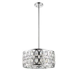 Z-LIte Dealey Chrome Five-Light Chandelier With Transparent Crystal 8 Z-LIte Dealey Chrome Five-Light Chandelier With Transparent Crystal -Furniture Shop 1887 6010 20CH 3