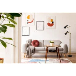 Z-LIte Soriano Matte Black And Heritage Brass Two-Light Floor Lamp 11 Z-LIte Soriano Matte Black And Heritage Brass Two-Light Floor Lamp -Furniture Shop 1887 728FL MB HBR 2