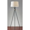 Adesso Benson Black One-Light Floor Lamp 2 Adesso Benson Black One-Light Floor Lamp -Furniture Shop 2033835 01