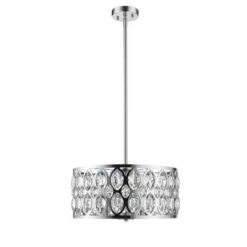 Z-LIte Dealey Chrome Five-Light Chandelier With Transparent Crystal 9 Z-LIte Dealey Chrome Five-Light Chandelier With Transparent Crystal -Furniture Shop 2156837ALT7
