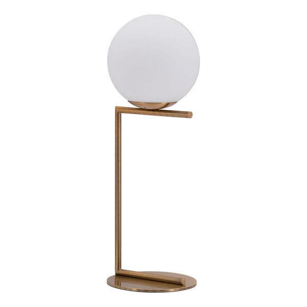 Belair Brass One-Light Desk Lamp 6 Belair Brass One-Light Desk Lamp - Image 4