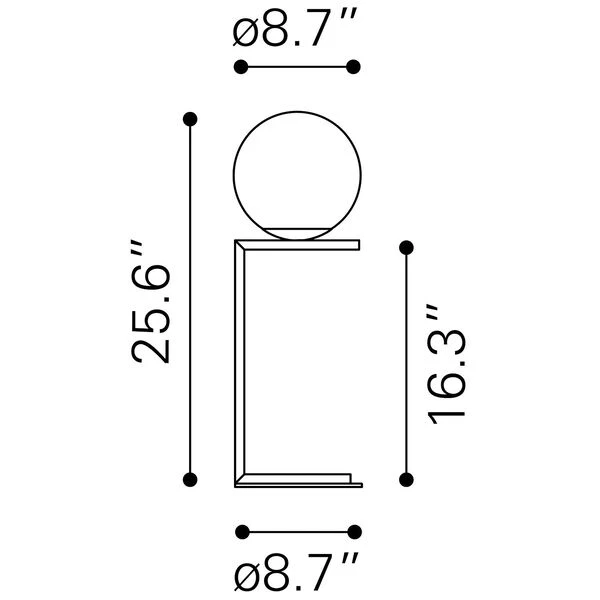 Belair Brass One-Light Desk Lamp 8 Belair Brass One-Light Desk Lamp - Image 6