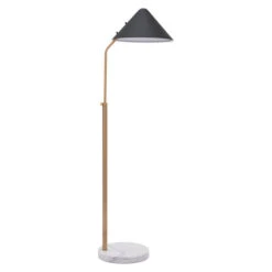 Pike Black One-Light Floor Lamp -Furniture Shop 222 56081 2