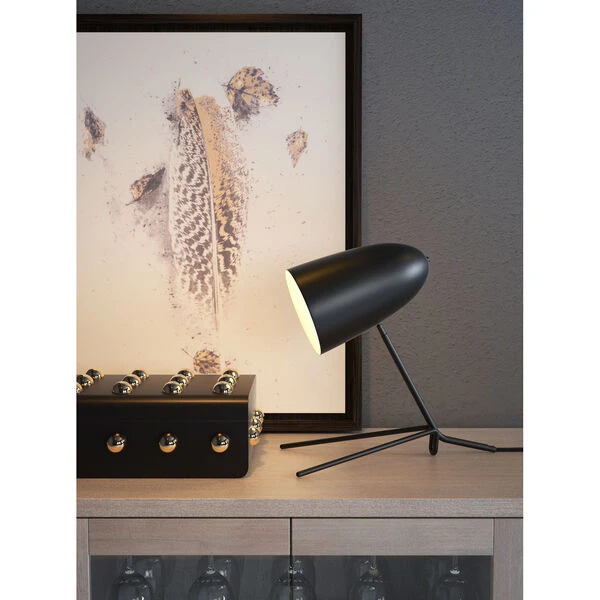 Jamison Matte Black One-Light Desk Lamp 4 Jamison Matte Black One-Light Desk Lamp - Image 2