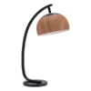 Brentwood Brown Woodgrain One-Light Desk Lamp -Furniture Shop 222 56084