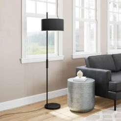 Lonte Black One-Light Floor Lamp 9 Lonte Black One-Light Floor Lamp -Furniture Shop 222 56134 1