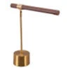 Kippy Brown And Brass LED Desk Lamp -Furniture Shop 222 56139