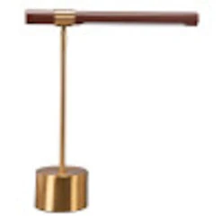 Kippy Brown And Brass LED Desk Lamp -Furniture Shop 222 56139 2