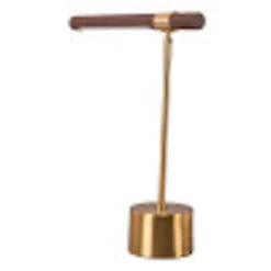 Kippy Brown And Brass LED Desk Lamp -Furniture Shop 222 56139 3