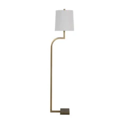 Hawthorn Matte Antique Brass One-Light Floor Lamp