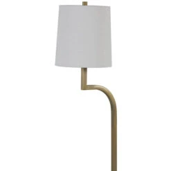 Hawthorn Matte Antique Brass One-Light Floor Lamp -Furniture Shop 2319 SCH 192120 3