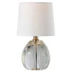 Ava Crystal And Polished Nickel 12-Inch One-Light Crystal Lamp -Furniture Shop 251FIRST 781360260371