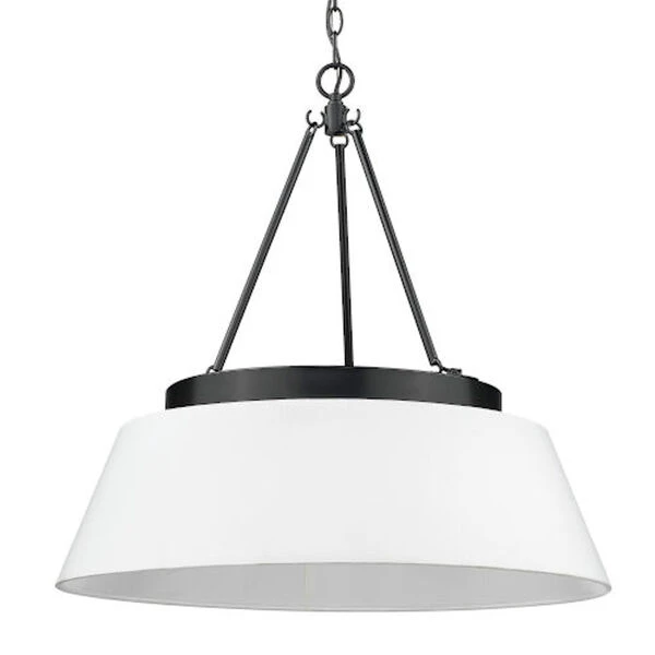 Lyndale Matte Black Six-Light Chandelier 5 Lyndale Matte Black Six-Light Chandelier - Image 3