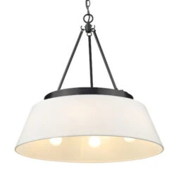 Lyndale Matte Black Six-Light Chandelier 12 Lyndale Matte Black Six-Light Chandelier -Furniture Shop 251FIRST 781360387016 3