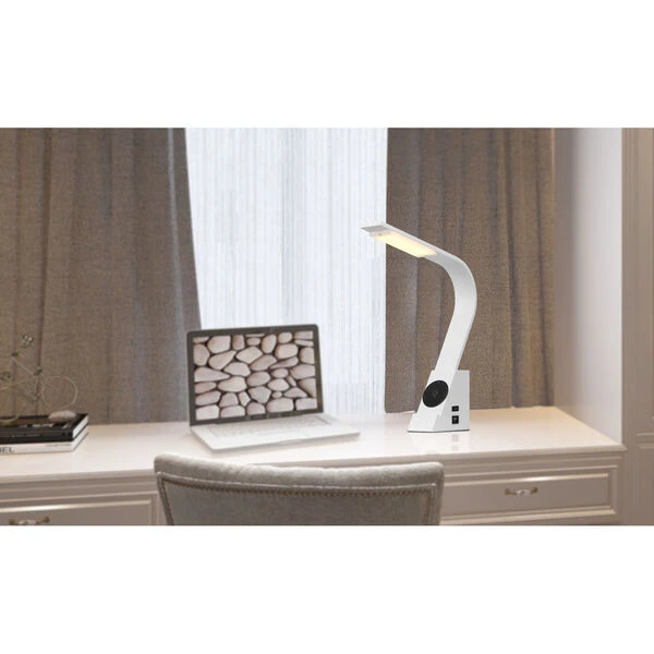 Convolution White LED Desk Lamp 5 Convolution White LED Desk Lamp - Image 3