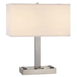 Colmar Brushed Steel Two-Light Desk Lamp 11 Colmar Brushed Steel Two-Light Desk Lamp -Furniture Shop 305 LA 8036DK 3