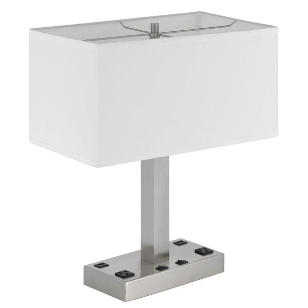 Colmar Brushed Steel Two-Light Desk Lamp 7 Colmar Brushed Steel Two-Light Desk Lamp - Image 5