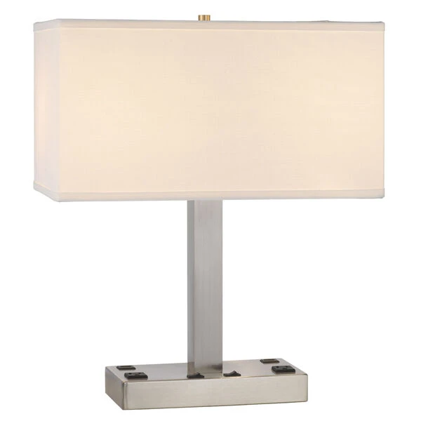 Colmar Brushed Steel Two-Light Desk Lamp 8 Colmar Brushed Steel Two-Light Desk Lamp - Image 6