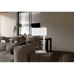 Drancy Brushed Steel One-Light Desk Lamp -Furniture Shop 305 LA 8037DK 2