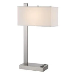 Drancy Brushed Steel One-Light Desk Lamp -Furniture Shop 305 LA 8037DK 5