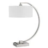 Belfort Brushed Steel One-Light Desk Lamp 1 Belfort Brushed Steel One-Light Desk Lamp -Furniture Shop 305 LA 8038DK