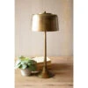 Antique Brass 23-Inch One-Light Table Lamp With Brass Shade 2 Antique Brass 23-Inch One-Light Table Lamp With Brass Shade -Furniture Shop 311 NDE1372