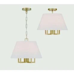Libby Langdon Westwood Vibrant Gold Five-Light Chandelier 12 Libby Langdon Westwood Vibrant Gold Five-Light Chandelier -Furniture Shop 345 2255 VG 4