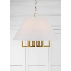 Libby Langdon Westwood Vibrant Gold Six-Light Chandelier -Furniture Shop 345 2256 VG 1