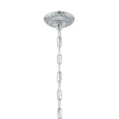 Maria Theresa Polished Chrome Four-Light Chandelier Draped In Hand Cut Crystal -Furniture Shop 345 4474 CH CL MWP RF200311 3