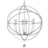 Solaris Olde Silver Six-Light Chandelier 2 Solaris Olde Silver Six-Light Chandelier -Furniture Shop 345 9228 OS RF200311