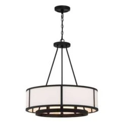 Bryant Black Forged Six-Light Chandelier