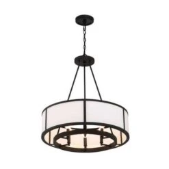 Bryant Black Forged Six-Light Chandelier -Furniture Shop 345 BRY 8006 BF 2