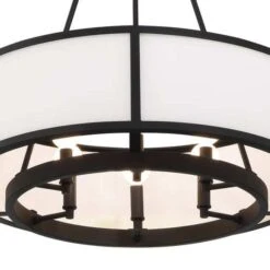 Bryant Black Forged Six-Light Chandelier -Furniture Shop 345 BRY 8006 BF 4