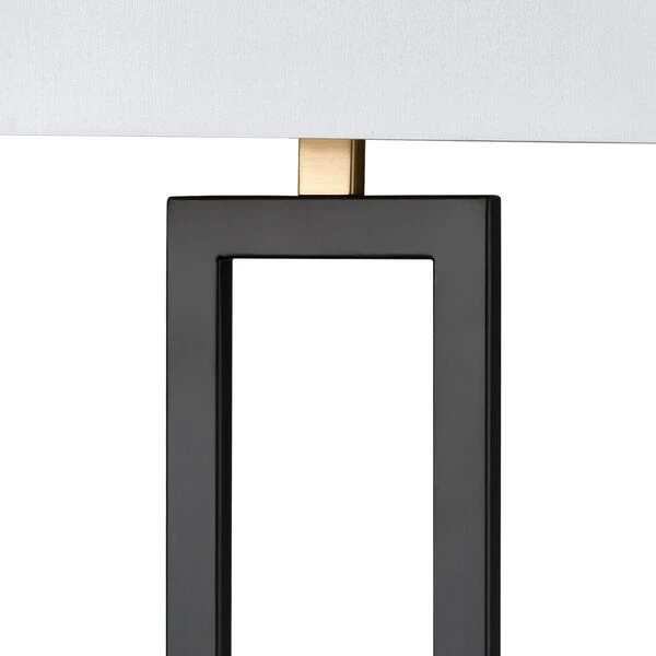 Composure Matte Black And Aged Brass One-Light Desk Lamp 6 Composure Matte Black And Aged Brass One-Light Desk Lamp - Image 4