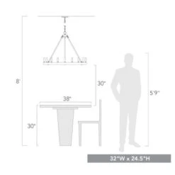 Golden Lighting Alastair Matte Black Nine-Light Chandelier -Furniture Shop 460 1017 920BLK 2