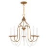 Livex Lighting Alessia Antique Gold Leaf 24-Inch Five-Light Chandelier 2 Livex Lighting Alessia Antique Gold Leaf 24-Inch Five-Light Chandelier -Furniture Shop 565 40795 48