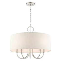 Livex Lighting Blossom Brushed Nickel Five-Light Chandelier 10 Livex Lighting Blossom Brushed Nickel Five-Light Chandelier -Furniture Shop 565 49805 91 2