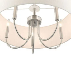 Livex Lighting Blossom Brushed Nickel Five-Light Chandelier 12 Livex Lighting Blossom Brushed Nickel Five-Light Chandelier -Furniture Shop 565 49805 91 4