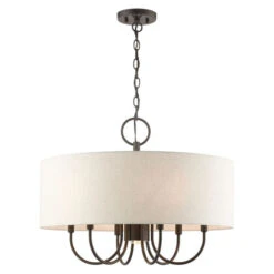 Livex Lighting Blossom English Bronze Seven-Light Chandelier
