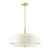 Livex Lighting Meridian Satin Brass Five-Light Chandelier -Furniture Shop 565 50875 12