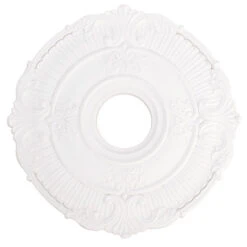 Livex Lighting Buckingham White 18-Inch Ceiling Medallion