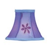 Livex Lighting Violet Embroidered Floral Silk Bell Clip Chandelier Shade -Furniture Shop 565S222 055