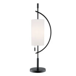 Renessa Black One-Light Table Lamp