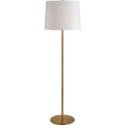 Radison Antique Brass One-Light Floor Lamp