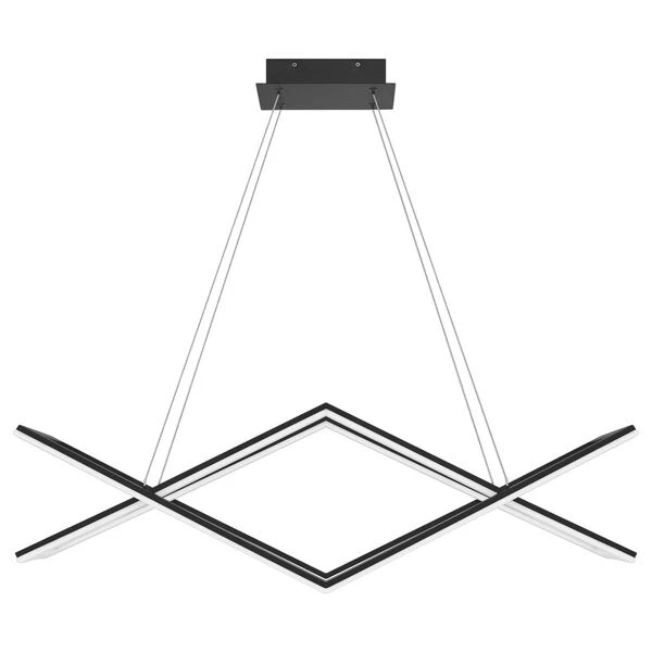 Newman Matte Black LED Chandelier 5 Newman Matte Black LED Chandelier - Image 3