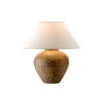Troy Calabria Reggio Table Lamp With Linen Shade 1 Troy Calabria Reggio Table Lamp With Linen Shade -Furniture Shop 787 PTL1009