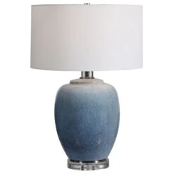 Blue Waters Cobalt And Aqua One-Light Table Lamp