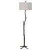 Spruce Rustic Black And Silver One-Light Floor Lamp 1 Spruce Rustic Black And Silver One-Light Floor Lamp -Furniture Shop 796 30063